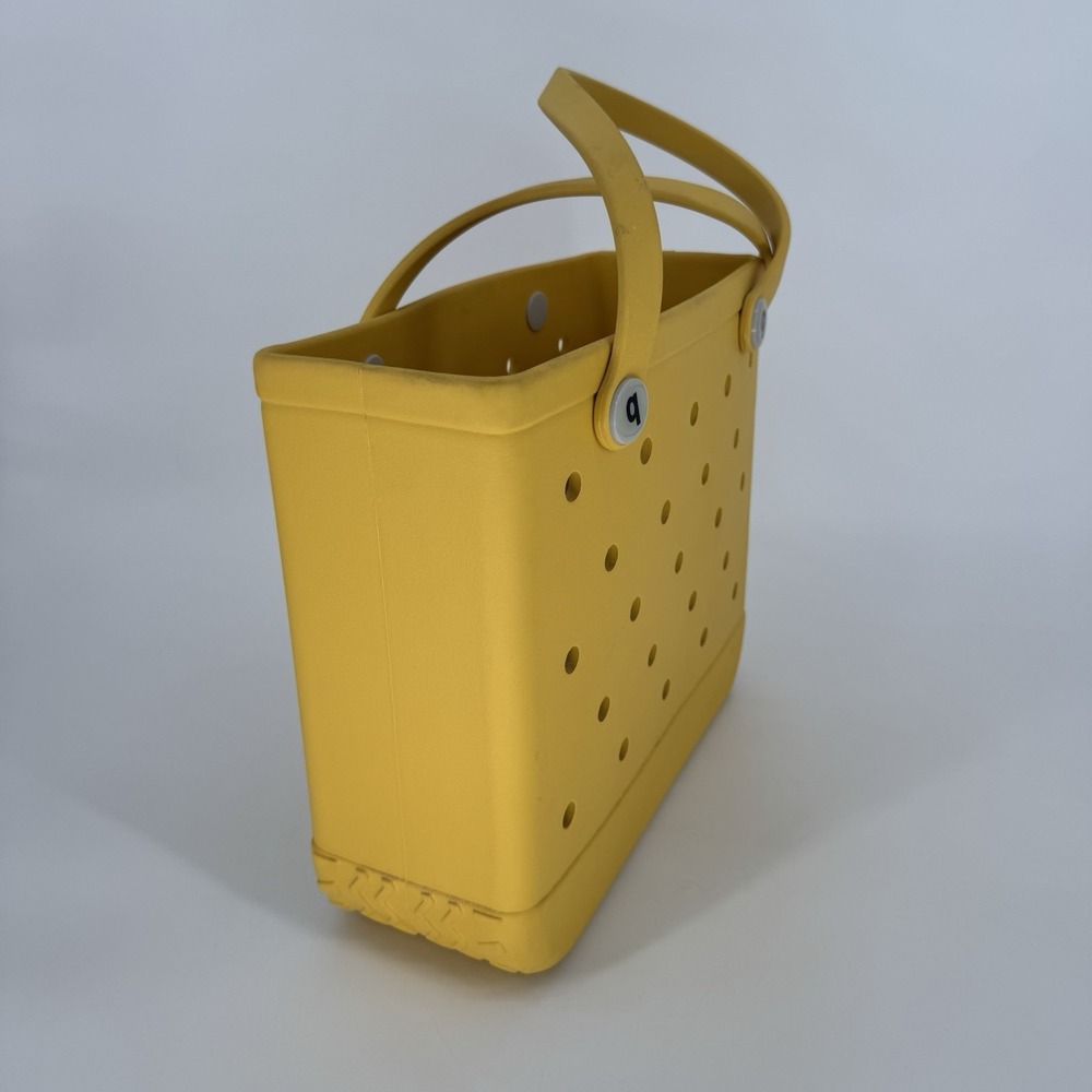 Bogg Bag Yellow Medium Tote 14.5 X 12 X 5 Baby Bag Beach Bag - Picture 2 of 9